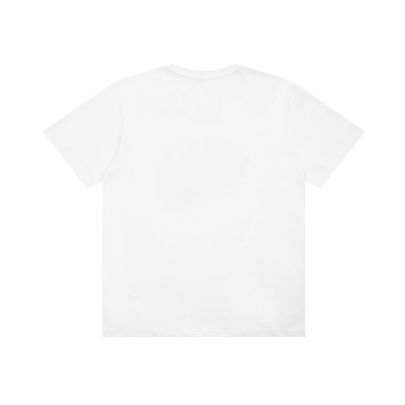 Close-up of Burberry t-shirt craftsmanship