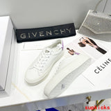 Givenchy Chocolate Brown Low-Top Sneakers - Lifestyle Styling Shot