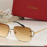 Full view of Cartier unisex sunglasses