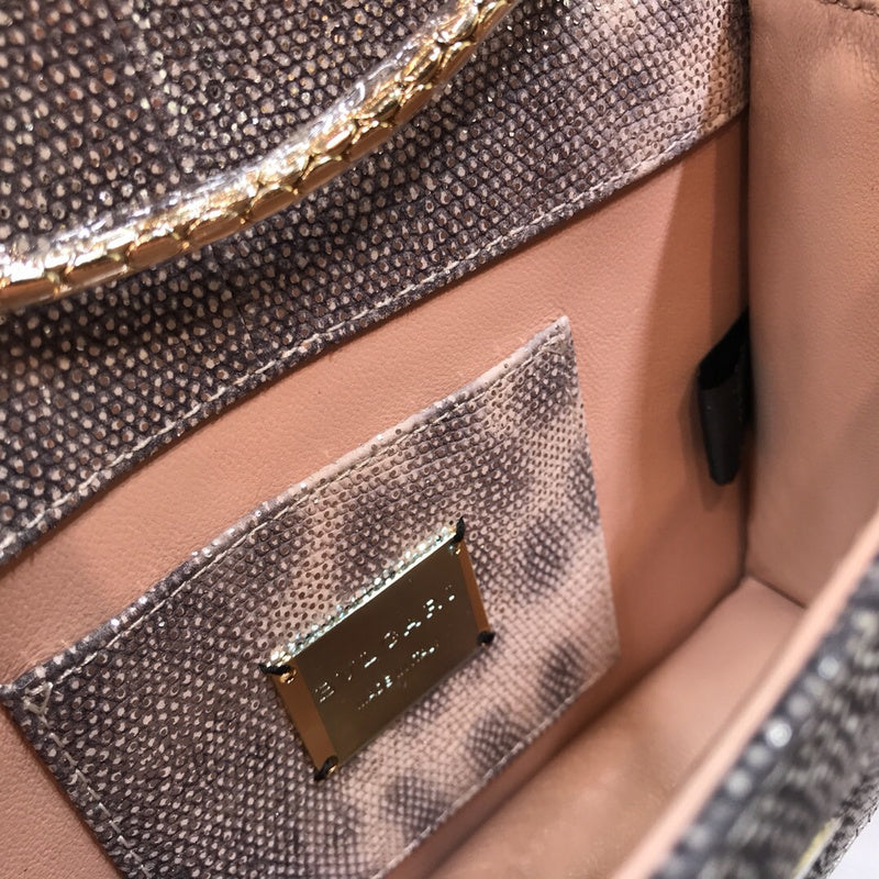 Structured Vegan Leather Handbag - Statement Silhouette | Women's Everyday Carry Handbag #1785 - close-up detail shot (image 3) of designer-inspired handbag