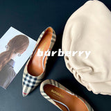 Statement Vegan Leather Shoes - Premium Craftsmanship Detailing | Women's Premium Footwear #1484 - back view (image 4) of designer-inspired shoes