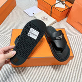 Hermes sandals Style 221 - logo and branding close-up