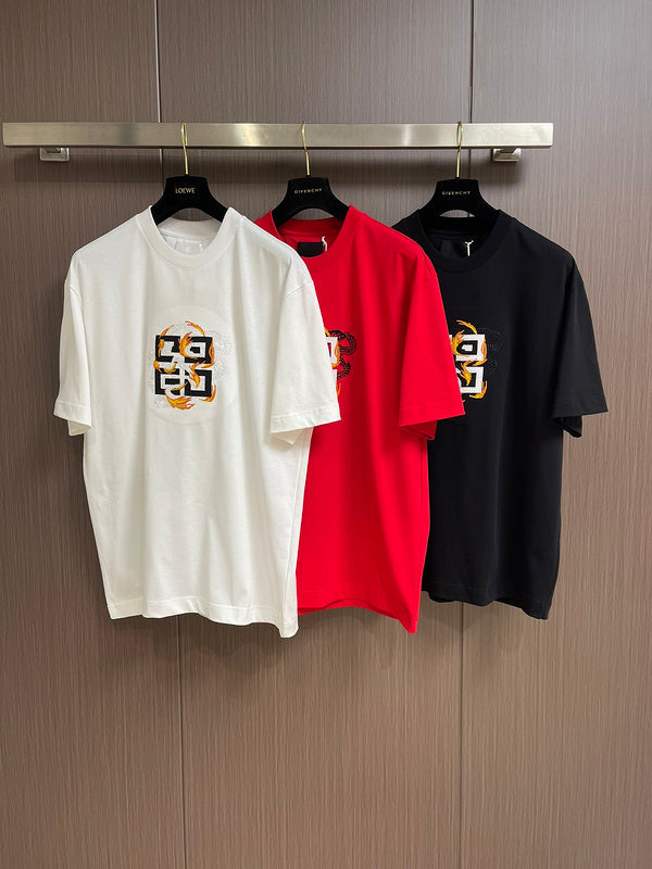 Close-up detail shot of Givenchy luxury clothing with streetwear-inspired cut