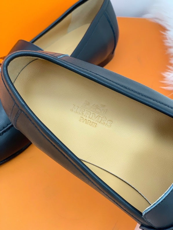 Hermes shoes Style 396 - angled studio shot