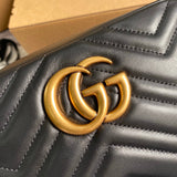 Back view of sleek modern women's handbag – women's designer-style accessory