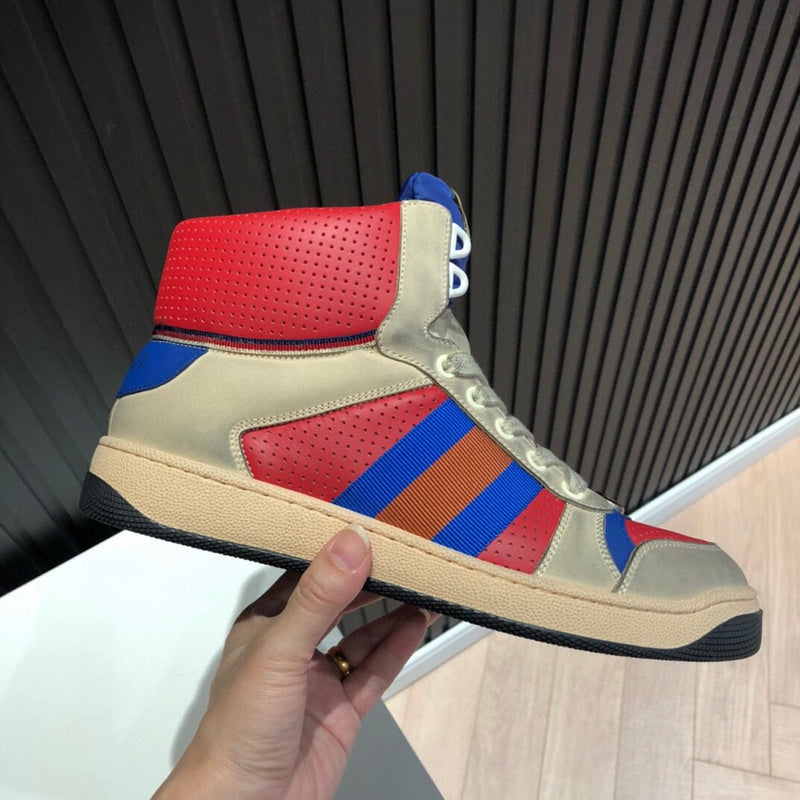 Gucci stone beige luxury sneakers view 10 chunky sole construction