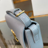 Handle and strap detail of polished refined women's handbag – women's luxury handbag