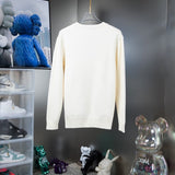 Side profile of Louis Vuitton luxury clothing with signature branding