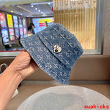 Side view of Louis Vuitton unisex cap