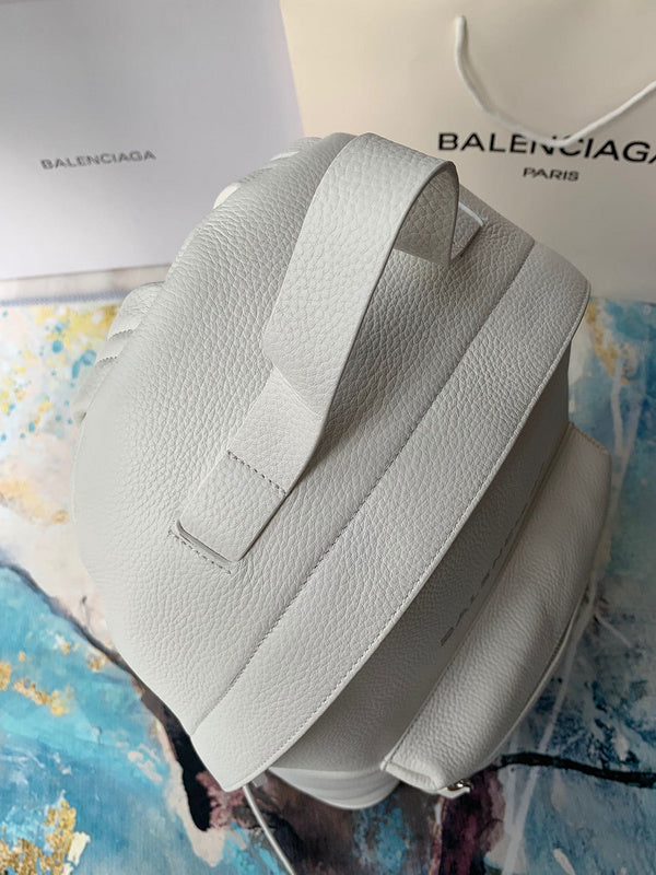 Classic Vegan Leather Handbag - Understated Luxury Look | Women's Luxury Handbag #159 - back view (image 4) of designer-inspired handbag