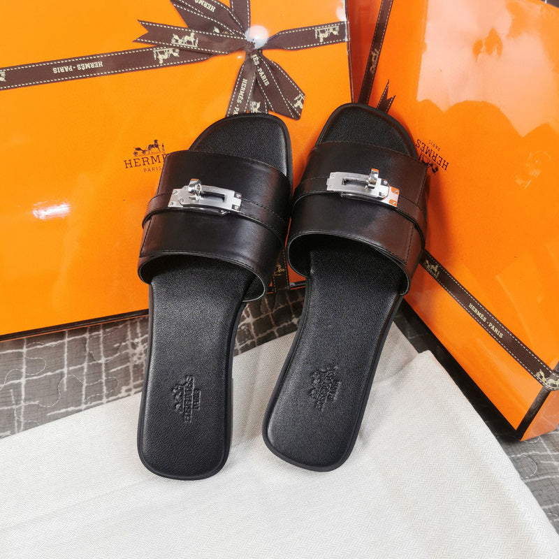 Hermes sandals Style 154 - styled lifestyle view