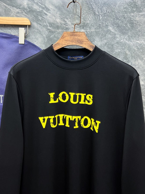 Full styled look of Louis Vuitton luxury clothing with everyday silhouette