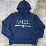 Close-up of Amiri hoodie craftsmanship
