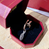 Close-up detail view of Cartier unisex jewelry piece