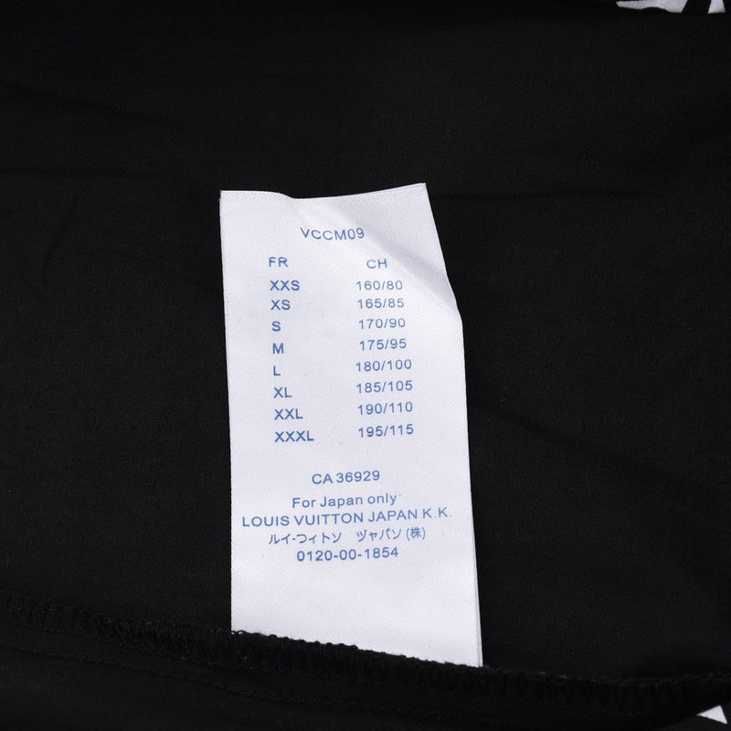 Back view of Louis Vuitton luxury clothing with streetwear-inspired cut