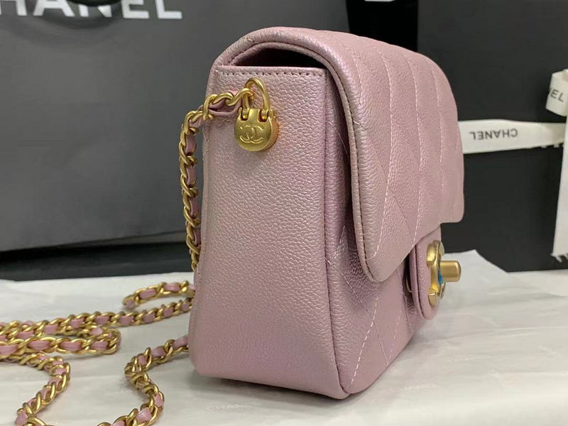 Zivas Charm Polished Finish Fashion Handbag (Premium Everyday Carry) – Detail View