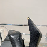 Saint Laurent luxury shoes detail shot