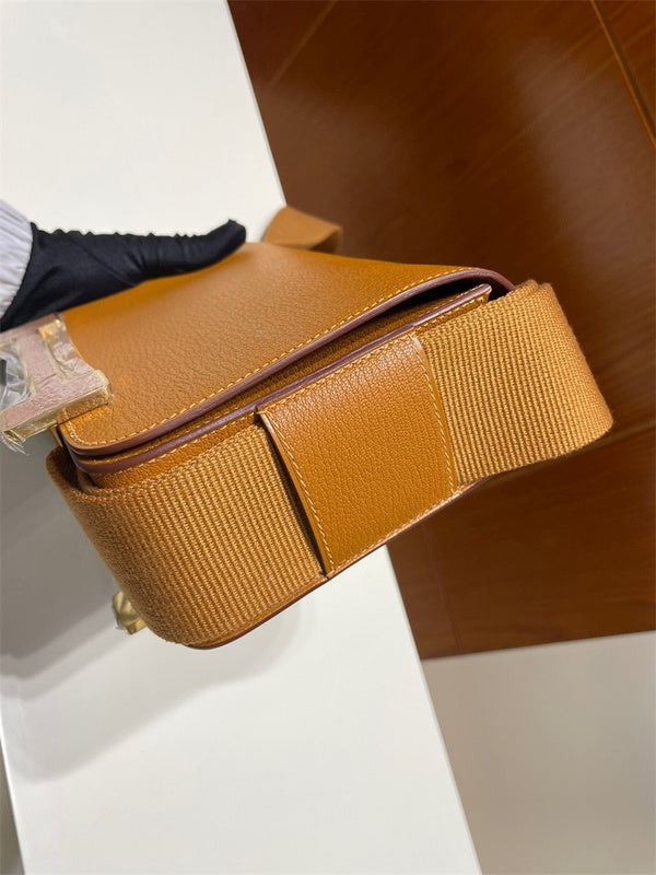 Close-up detail of sophisticated bag design