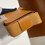 Close-up detail of sophisticated bag design