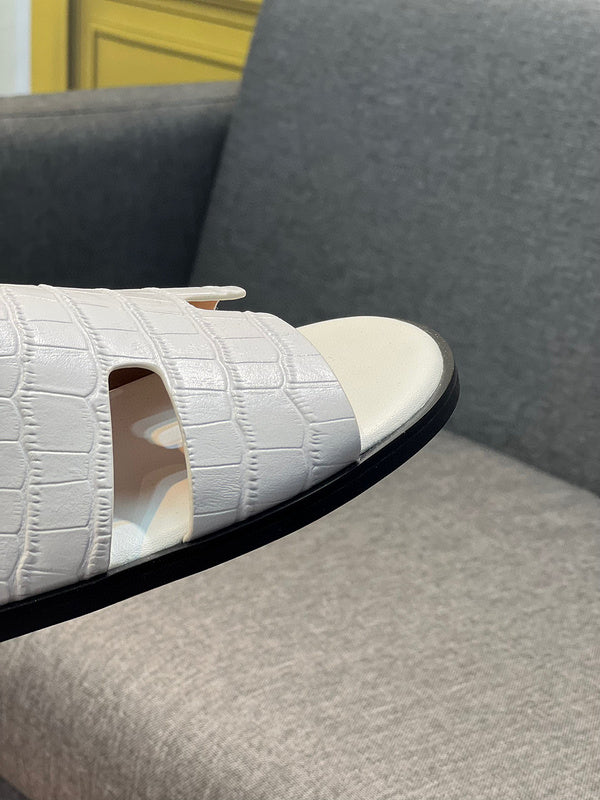 Hermes shoes Style 008 - logo and branding close-up
