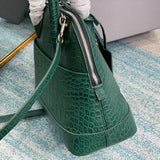 Statement Faux Leather Handbag - Premium Craftsmanship Detailing | Women's Designer-Inspired Purse #667 - back view (image 4) of designer-inspired handbag