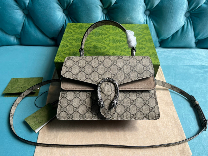 Front view of elevated classic women's handbag – women's designer-style accessory