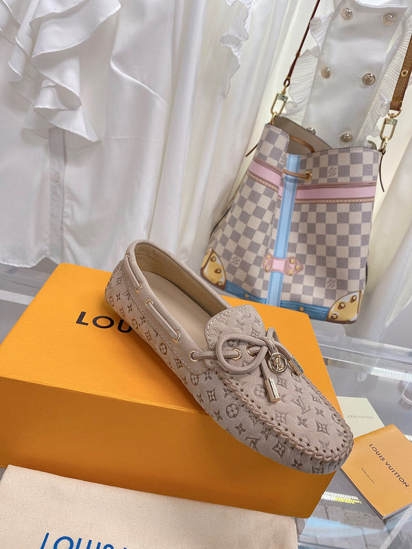 Louis Vuitton White Low-Top Sneakers - Studio Shot