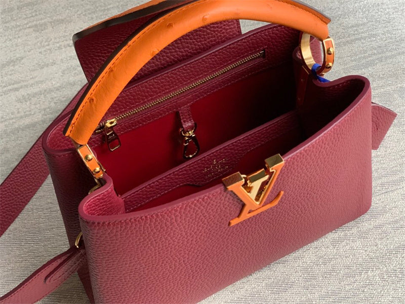  polished crossbody bag detail view showing craftsmanship 14