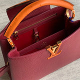  polished crossbody bag detail view showing craftsmanship 14