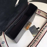 Close-up detail of classic structured women's handbag – women's premium purse