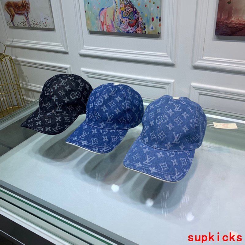 Close-up detail view of Louis Vuitton unisex cap