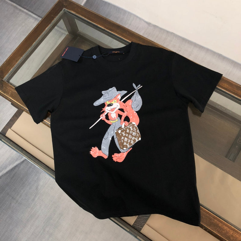 Front view of Louis Vuitton cotton t-shirt with streetwear-inspired cut