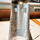 Polished bag shown from front angle
