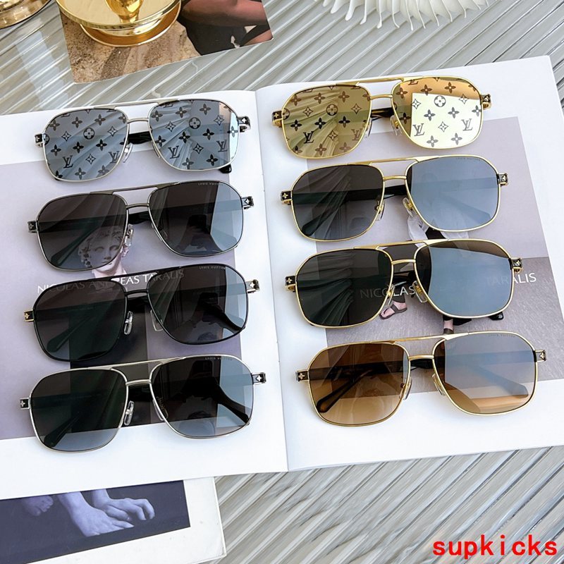 Lifestyle view of Louis Vuitton unisex sunglasses