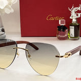 Side view of Cartier unisex sunglasses
