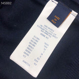 Back view of Louis Vuitton luxury clothing with relaxed-fit cut