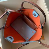 Close-up detail of polished premium women's handbag – women's everyday handbag