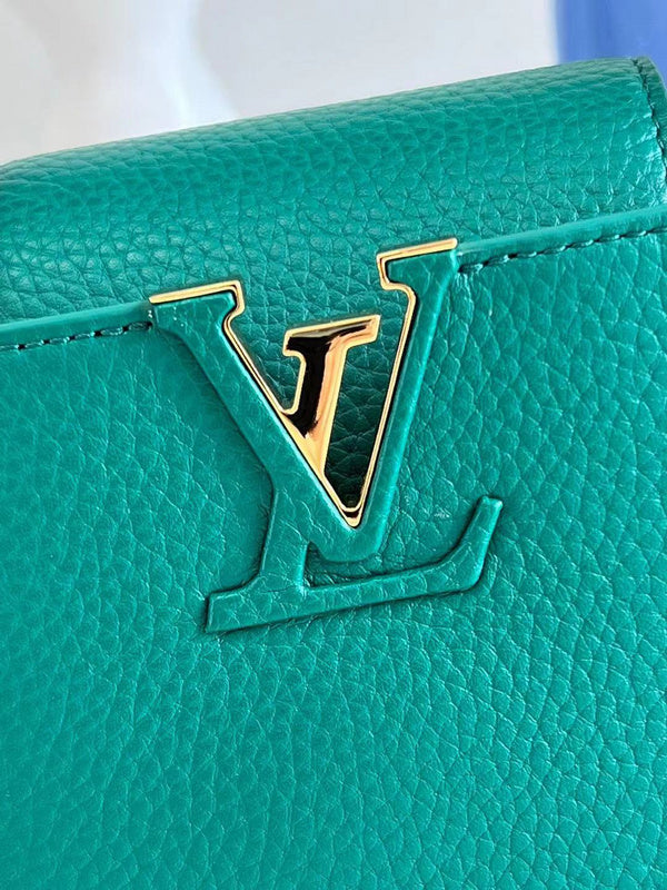 Interior view of refined chic women's handbag – women's luxury handbag