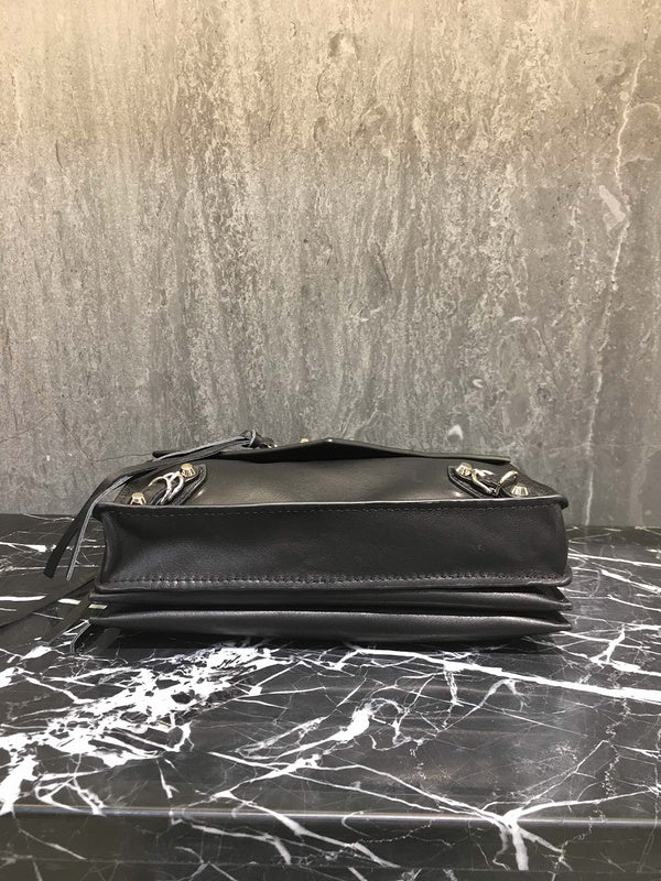 Sleek Faux Leather Handbag - Versatile Everyday Design | Women's Luxury Handbag #798 - back view (image 4) of designer-inspired handbag