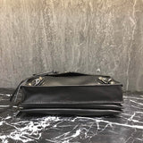 Sleek Faux Leather Handbag - Versatile Everyday Design | Women's Luxury Handbag #798 - back view (image 4) of designer-inspired handbag