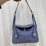  clean-lined shopper bag styled with outfit