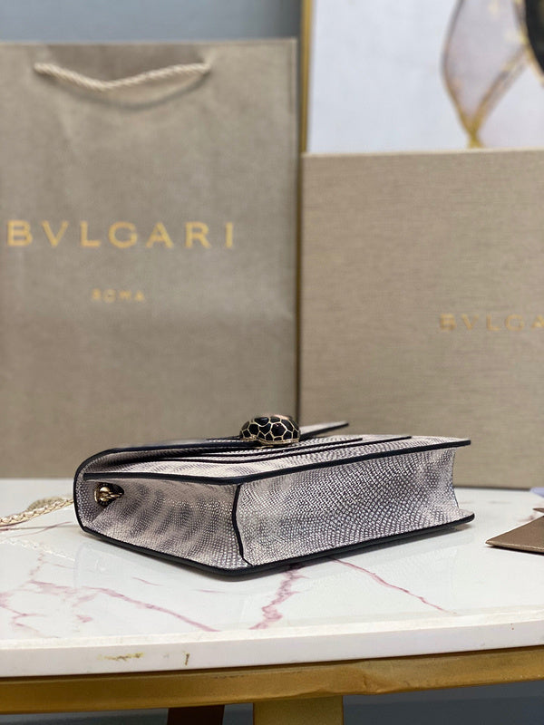 Statement Faux Leather Handbag - Modern Structured Build | Women's Statement Accessory #1786 - hardware and detail close-up (image 5) of designer-inspired handbag