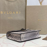Statement Faux Leather Handbag - Modern Structured Build | Women's Statement Accessory #1786 - hardware and detail close-up (image 5) of designer-inspired handbag