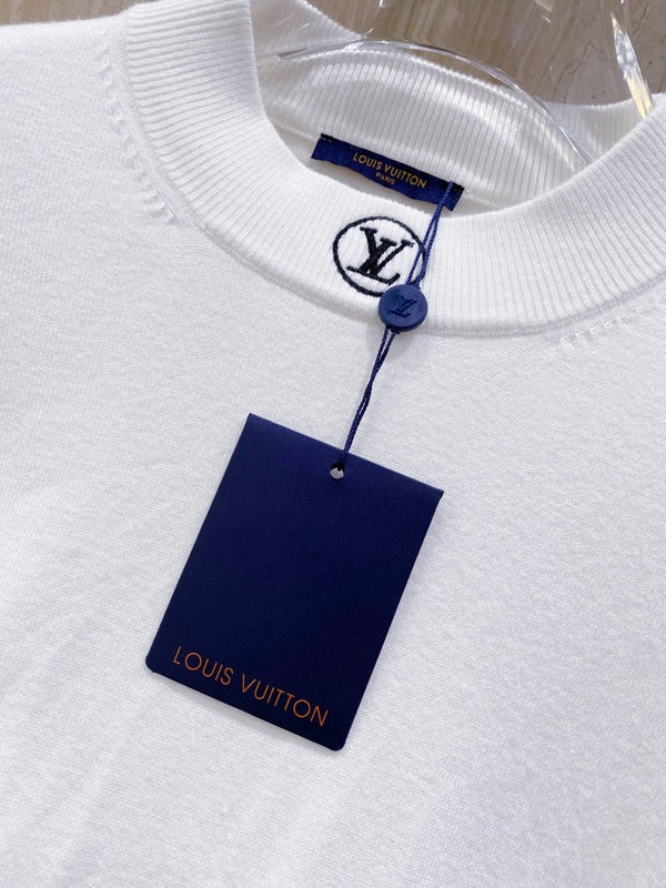 Side profile of Louis Vuitton luxury clothing with streetwear-inspired cut