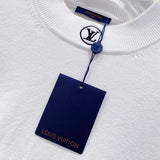 Side profile of Louis Vuitton luxury clothing with streetwear-inspired cut