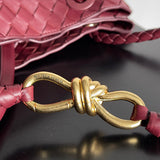Contemporary Vegan Leather Handbag - Smooth Faux-Leather Exterior | Women's Designer-Inspired Purse #1596 - close-up detail shot (image 3) of designer-inspired handbag
