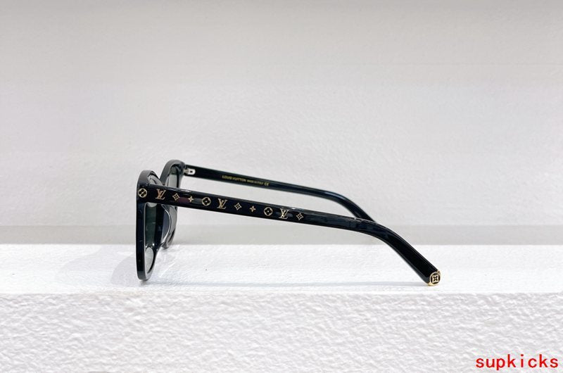 Lifestyle view of Louis Vuitton unisex sunglasses