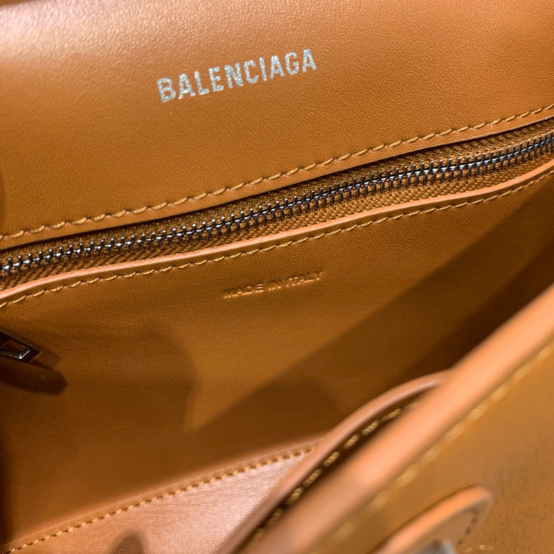 Timeless Vegan Leather Handbag - Signature Hardware Accents | Women's Statement Accessory #517 - texture close-up (image 9) of designer-inspired handbag