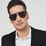 Close-up detail view of Louis Vuitton unisex sunglasses