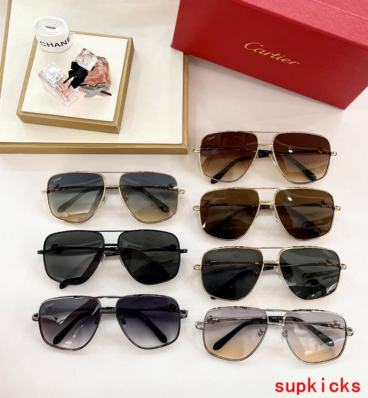 Lifestyle view of Cartier unisex sunglasses